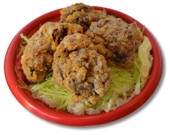 Deep Fried Chicken with Rice